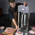 Electric Sausage Stuffer 12L 200W Stainless Steel 5 Tubes