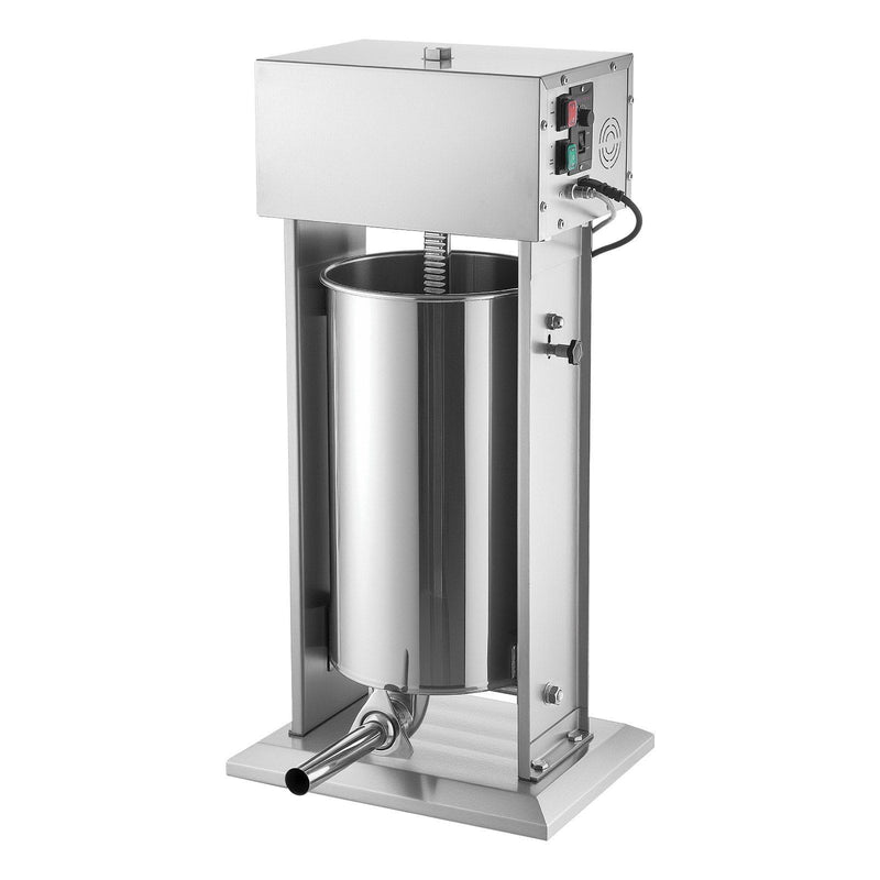 Electric Sausage Stuffer 25L Stainless Steel 5 Tubes Foot Pedal