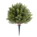 Artificial Topiary Cypress Trees 406mm 2 Set Faux Plants Outdoor Indoor