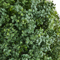 Artificial Topiary Boxwood Trees with Ground Spike, 2 Set 686mm Faux Shrubs & Bushes Potted Plants, Fake Silk Tree Look Real for Decor Front Porch Outdoor Indoor Patio Garden Balcony Backyard