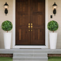 Artificial Topiary Boxwood Tree 686mm 2 Set Fake Plant Potted Outdoor