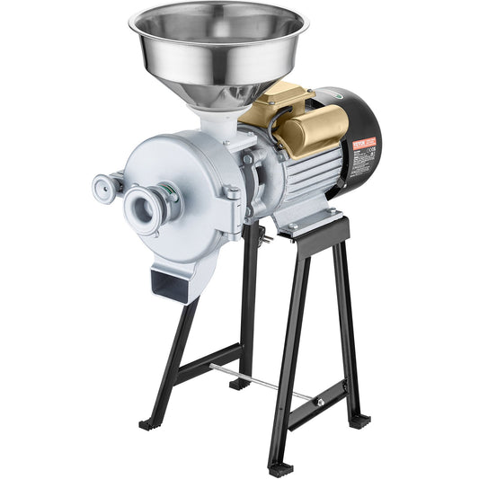 3000W Electric Grain Grinder Corn Wheat Flour Mill Wet Dry