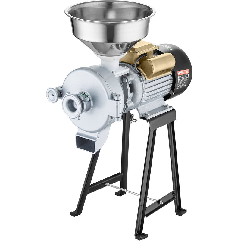 3000W Electric Grain Grinder Corn Wheat Flour Mill Wet Dry