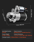 Starter Motor 3.6L V6 Buick Cadillac Chevrolet GMC 06-17
