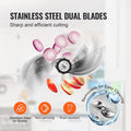 Vegetable Slicer 0-12mm Adjustable Stainless Steel Manual Electric
