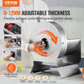 Electric Vegetable Slicer 0-12mm Adjustable Stainless Steel Food