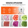 Electric Vegetable Slicer 0-12mm Adjustable Stainless Steel Food