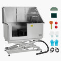 Electric Dog Grooming Bath Tub 127cm Stainless Steel Water Filter