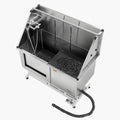 Electric Dog Grooming Bath Tub 127cm Stainless Steel Water Filter
