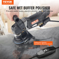 VEVOR Wet Stone Polisher 4in 800W Electric Concrete 6 Speed 7 Pads