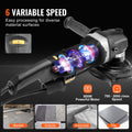 VEVOR Wet Stone Polisher 4in 800W Electric Concrete 6 Speed 7 Pads