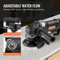 VEVOR Wet Stone Polisher 4in 800W Electric Concrete 6 Speed 7 Pads