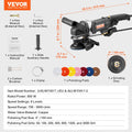 VEVOR Wet Stone Polisher 4in 800W Electric Concrete 6 Speed 7 Pads