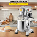 Commercial 850W Stand Mixer 15Qt Stainless Steel Dough Hook