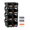 Plastic Stackable Storage Bins, 27.6 x 14 x 13 cm (8 Pack), Plastic Containers for Organizing and Storage Bins for Closet, Garage, Small Parts, Office Supplies and Other Accessories, Black