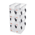 Plastic Stackable Storage Bins 27.6x14x13cm 8 Pack Clear Containers