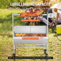 35 Inch Rotisserie Grill Charcoal Spit 90kg Capacity Electric Motor