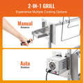 35 Inch Rotisserie Grill Charcoal Spit 90kg Capacity Electric Motor