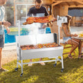 35 Inch Rotisserie Grill Charcoal Spit 90kg Capacity Electric Motor