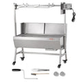35 Inch Rotisserie Grill Charcoal Spit 90kg Capacity Electric Motor