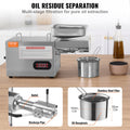 850W Electric Oil Press Machine Stainless Steel Expeller