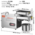 850W Electric Oil Press Machine Stainless Steel Expeller