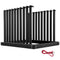 Windshield Rack 9-Lite, Windshield Truck Rack Steel, Windshield Glass Rack 24-Inch Height, Windshield Rack for Truck with PVC Pad & Foam Padding, Glass Rack for Truck, for Glass Transportation