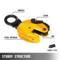 Vertical Plate Lifting Clamp 1T Steel Dog Grip Sling