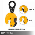 Vertical Plate Lifting Clamp 1T Steel Dog Grip Sling