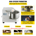 Artiss 8L Commercial Dough Mixer 450W Stainless Steel Tilt Head