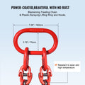 Chain Sling 10mm x 300cm 8 Ton G80 Engine Hoist Lifting Chain Hooks