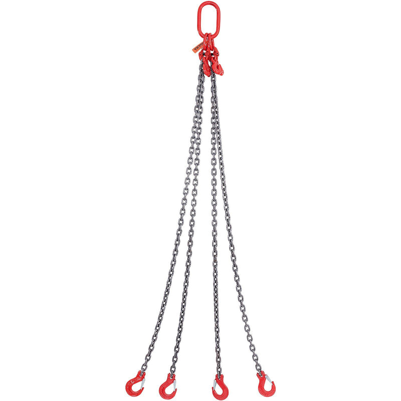 Chain Sling 8mm x 150cm 5 Ton G80 Engine Hoist Lifting Chains Hooks