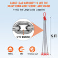Chain Sling 8mm x 150cm 5 Ton G80 Engine Hoist Lifting Chains Hooks