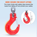 Chain Sling 8mm x 150cm 5 Ton G80 Engine Hoist Lifting Chains Hooks