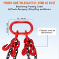 Chain Sling 8mm x 150cm 5 Ton G80 Engine Hoist Lifting Chains Hooks