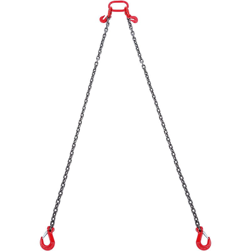 Chain Sling 10mm x 180cm 5 Ton G80 Engine Hoist Lifting Chains Hooks
