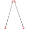 Chain Sling 10mm x 180cm 5 Ton G80 Engine Hoist Lifting Chains Hooks