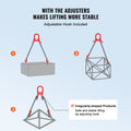 Chain Sling 10mm x 180cm 5 Ton G80 Engine Hoist Lifting Chains Hooks