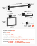 Matte Black Bathroom Hardware Set 5pc 24