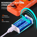 EMF Meter 5Hz-3.5GHz Handheld Rechargeable Electromagnetic Field Detector