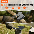 Hunting Knife Hatchet Combo Set Fixed Blade Camping Sheath
