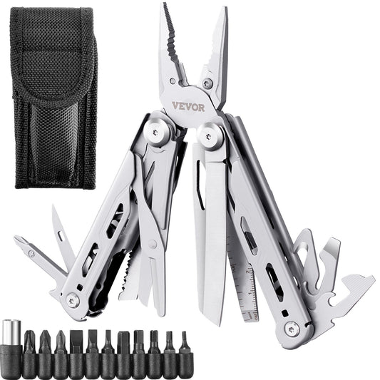16-In-1 Multitool Pliers Knife Saw Screwdrivers Camping Survival
