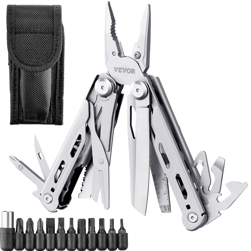16-In-1 Multitool Pliers Knife Saw Screwdrivers Camping Survival