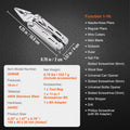 16-In-1 Multitool Pliers Knife Saw Screwdrivers Camping Survival