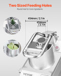 Food Processor Vegetable Chopper 6 Blades Stainless Steel