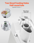 Food Processor Vegetable Chopper 6 Blades Stainless Steel
