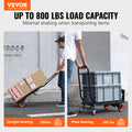 Aluminum Hand Truck 2in1 136kg Convertible Dolly Platform Cart