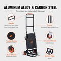 Aluminum Hand Truck 2in1 136kg Convertible Dolly Platform Cart