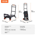 Aluminum Hand Truck 2in1 136kg Convertible Dolly Platform Cart