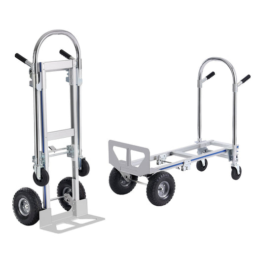 Aluminum Hand Truck 2 in 1 363kg Folding Dolly Platform Cart